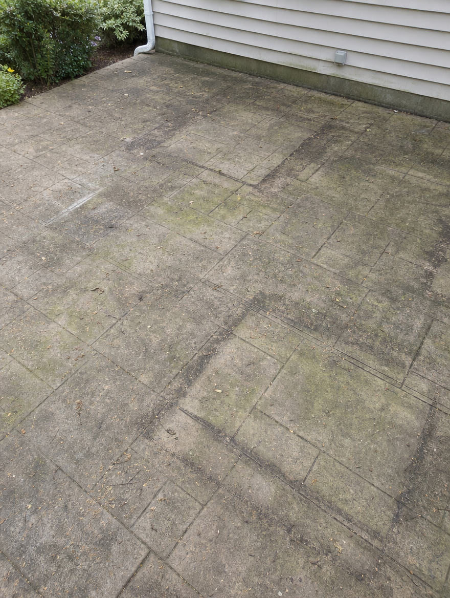 Outdoor patio — Park Ridge, NJ — before